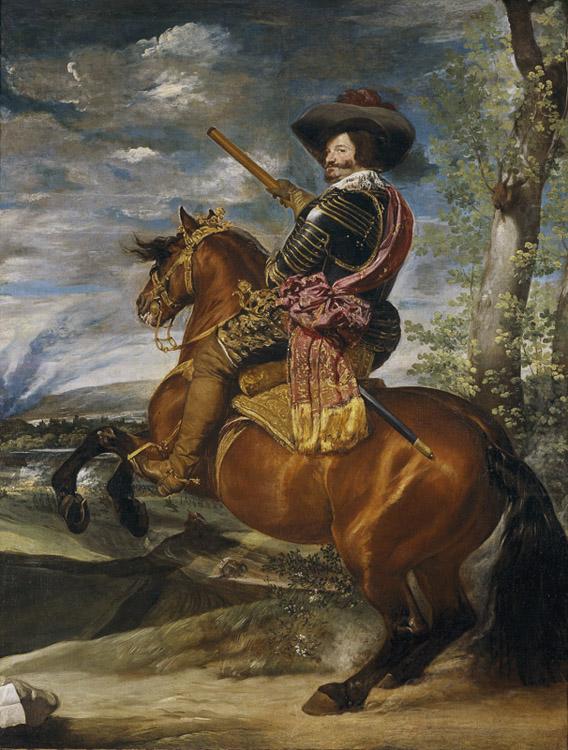 Diego Velazquez Count-Duke of Olivares on Horseback (df01) china oil painting image